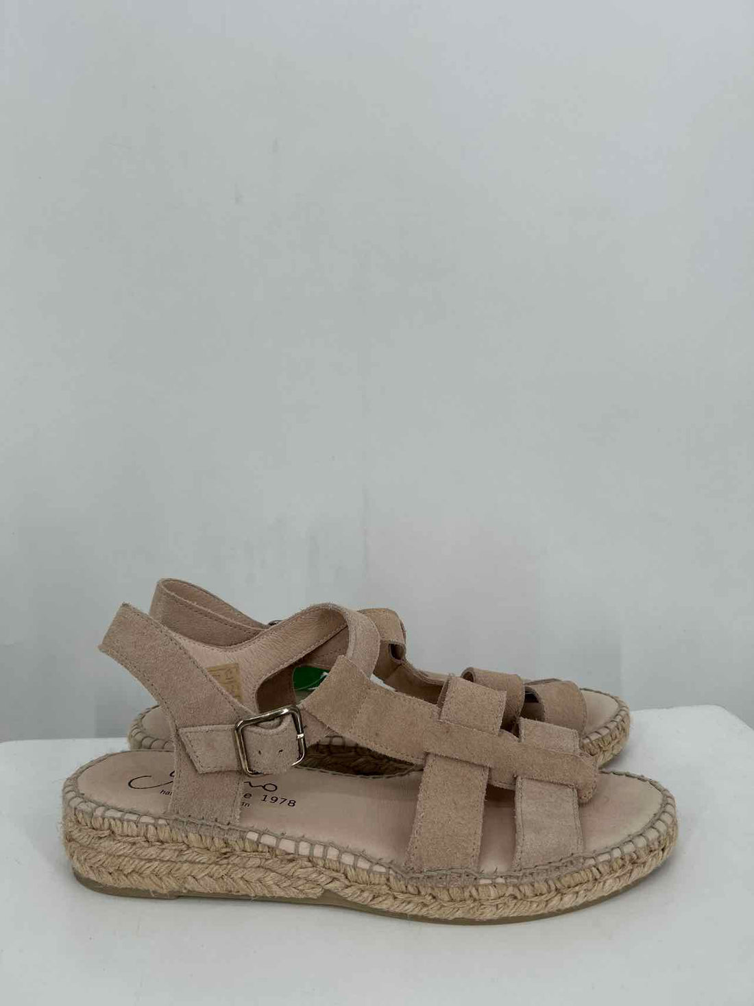 Gaimo Women Size 40 (9-9.5) Beige Espadrilles Sandals