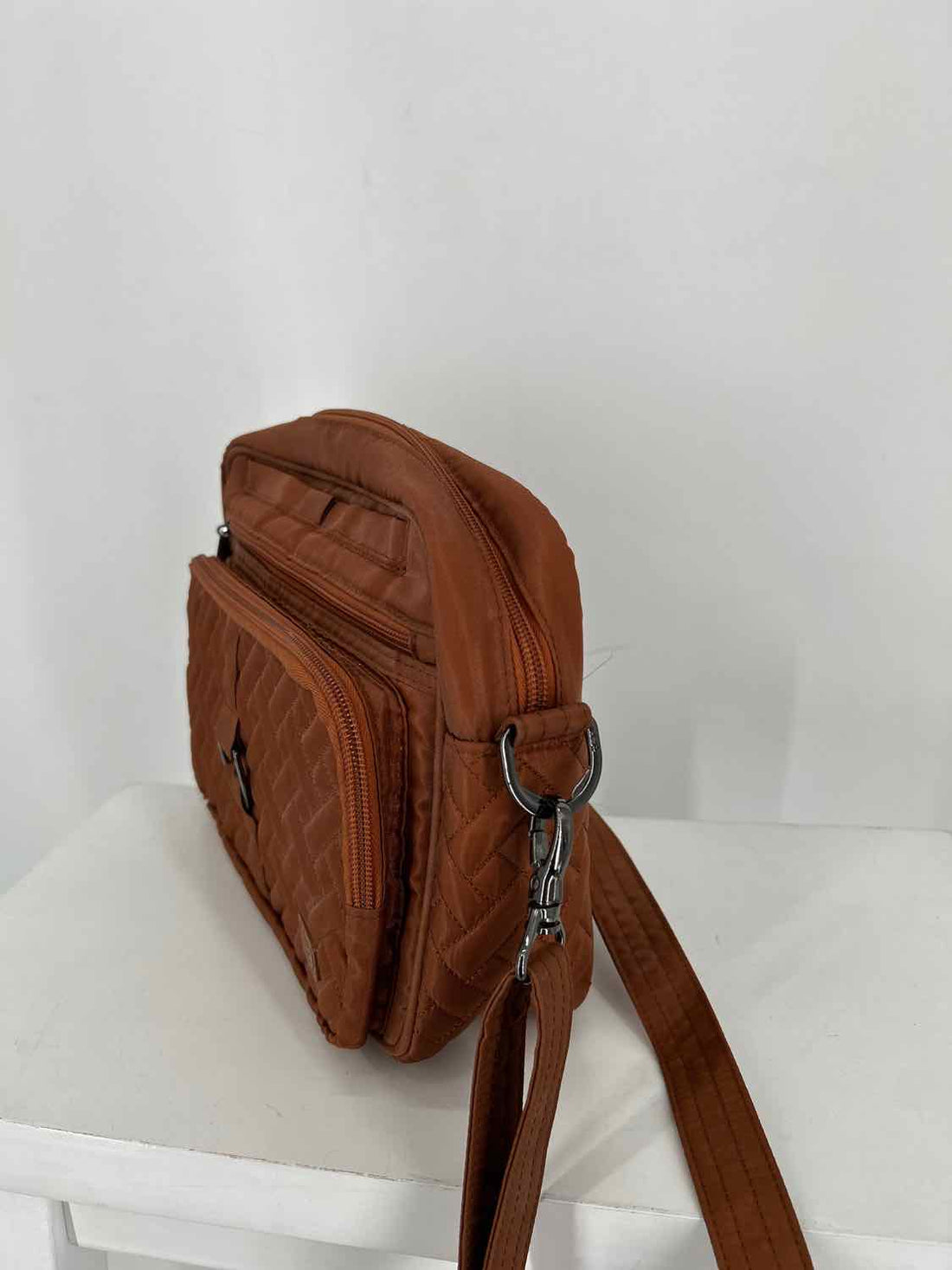 Lug Brown Nylon Pre Owned Crossbody