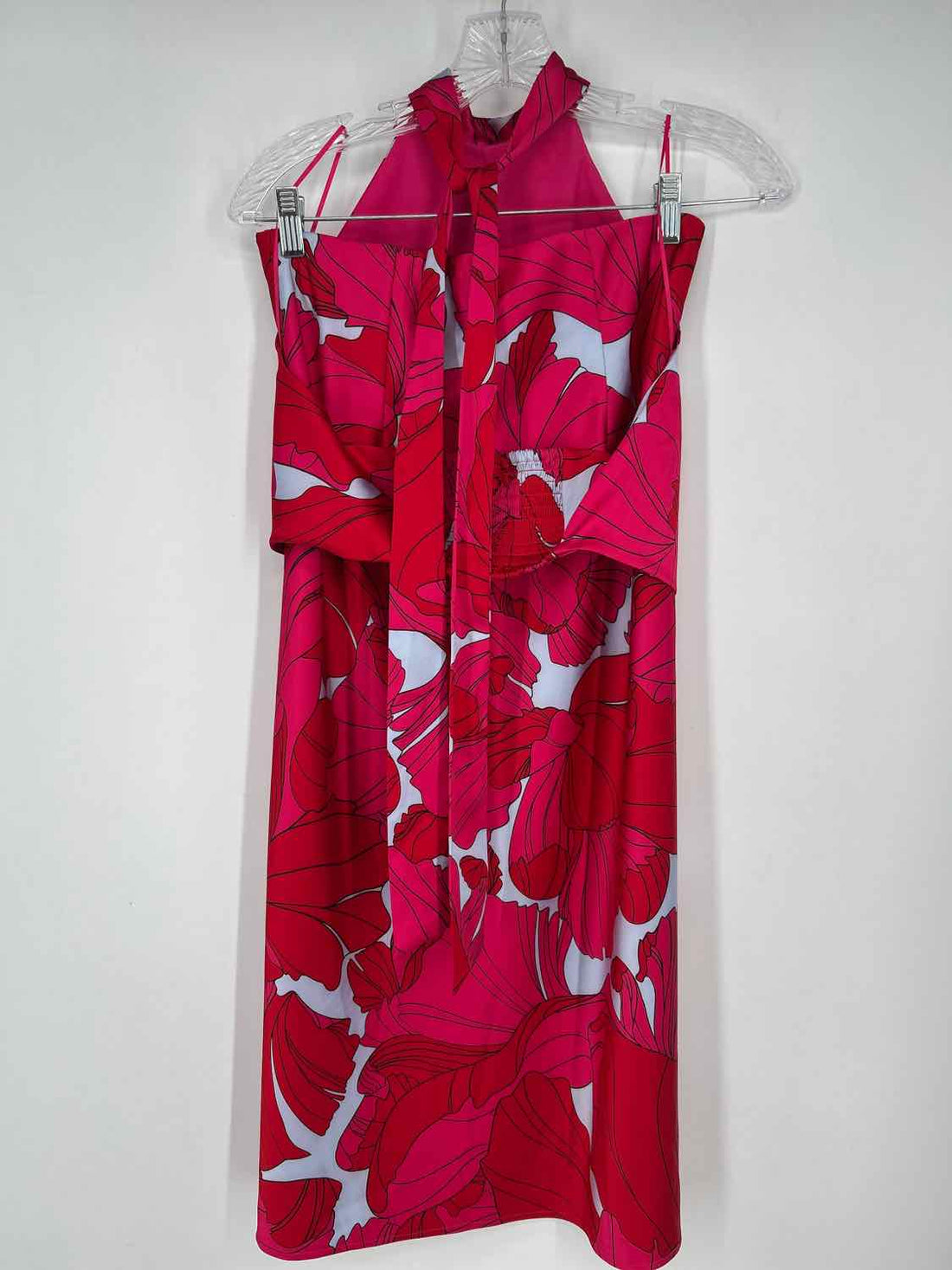 Sigrid Olsen Size S Pink & Red Print Satin Multi-Piece Set