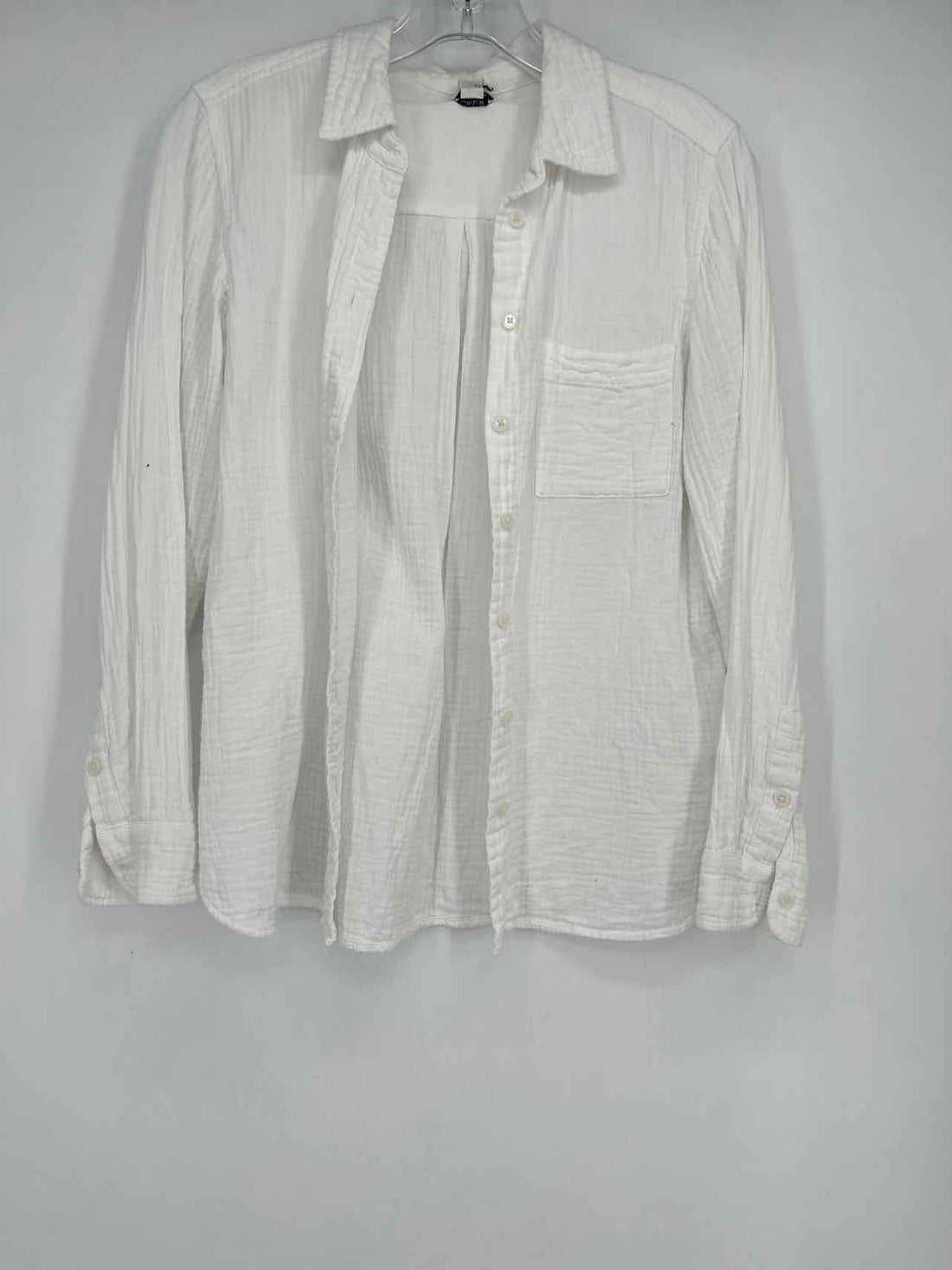 J Crew Size PS White Long Sleeve
