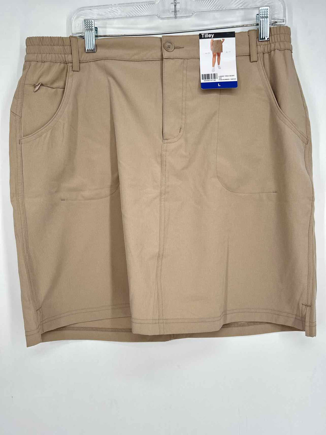Tilley Size L Khaki NWT Active Skorts