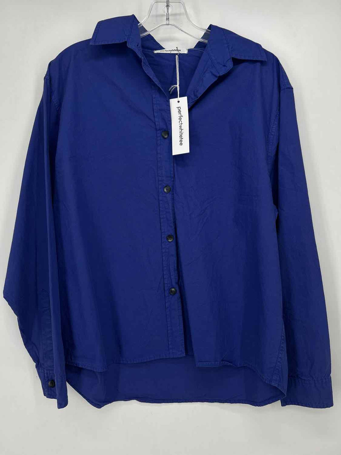 Perfect White Tee S Dark Blue NWT Boutique Top