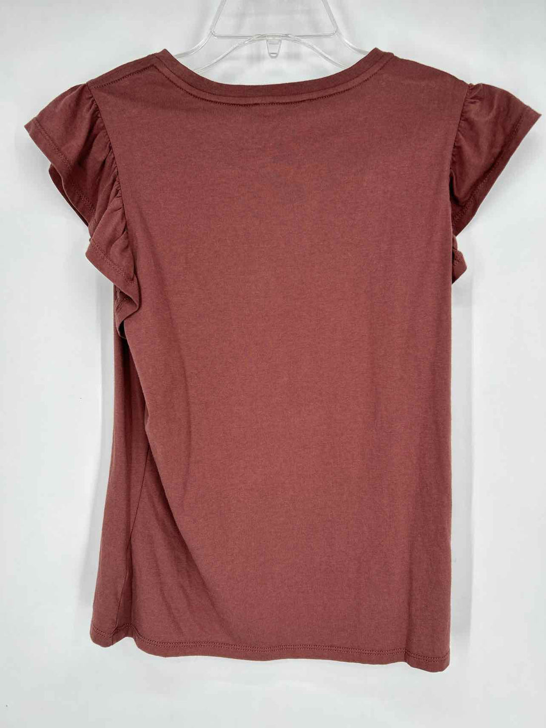 Paige Size S Brown Short Sleeve