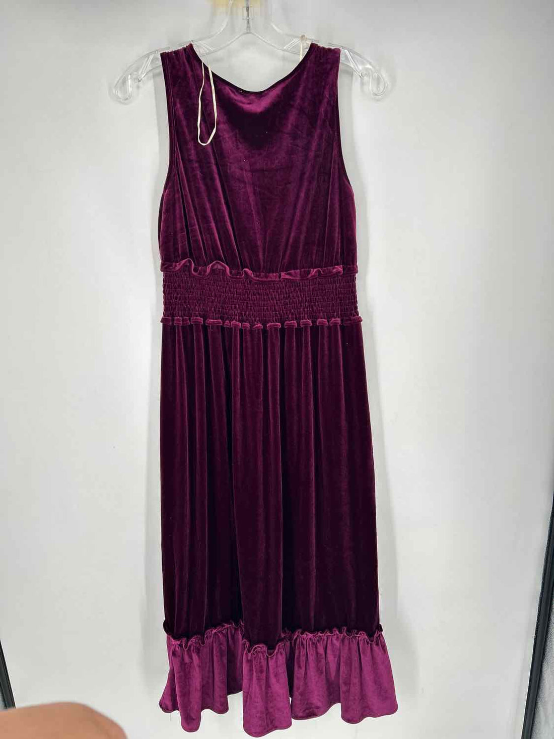 Umgee Size S Purple Velvet Sleeveless Dress