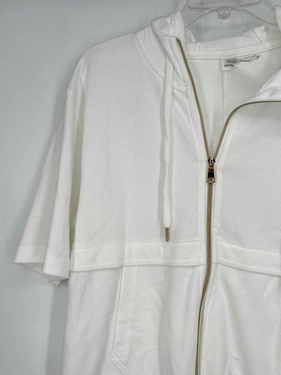Nanette Lepore Size M White Short Sleeve Jacket