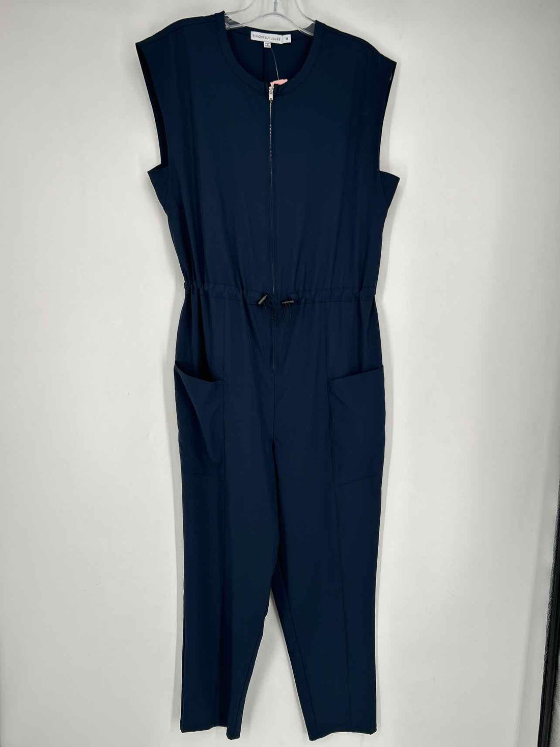 Sincerely Jules Size M Navy Sleeveless Jumpsuit