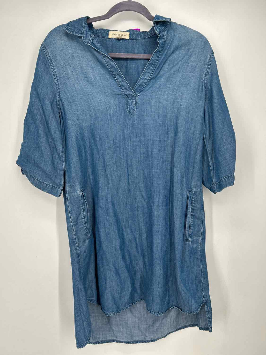 Cloth & Stone Size S Chambray Long Sleeve Dress