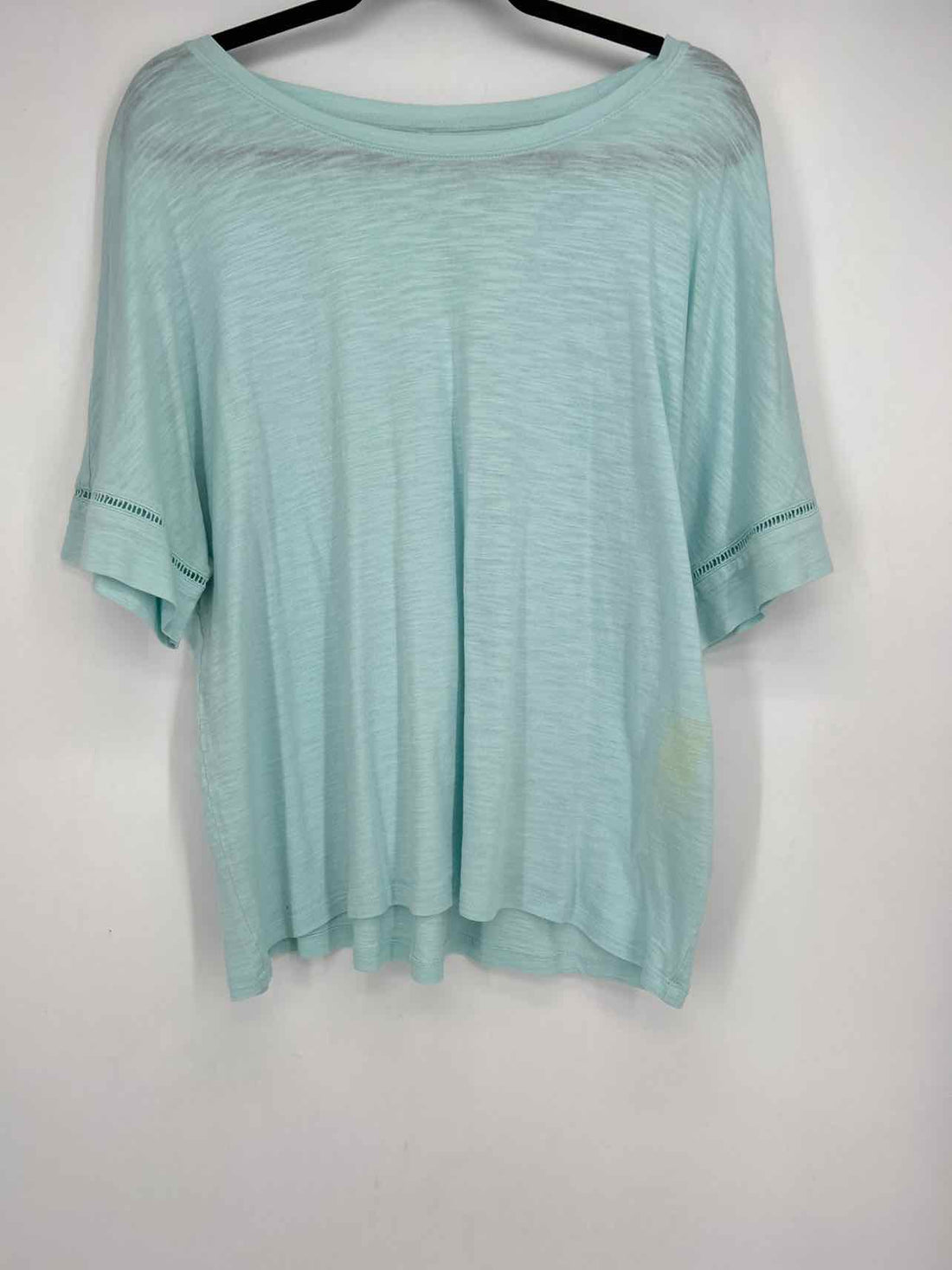Banana Republic Size XL Light Aqua Short Sleeve