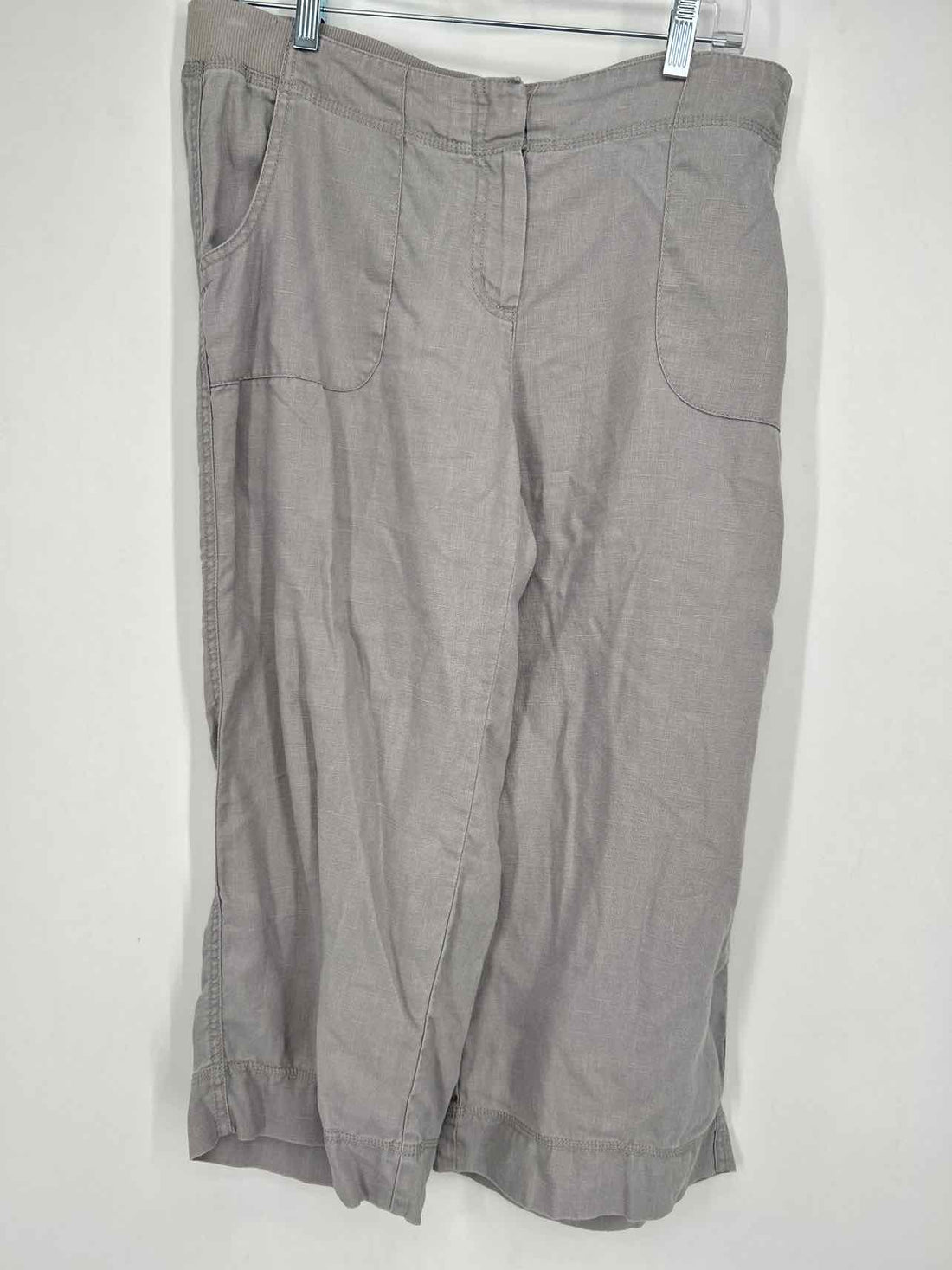 J Jill Size 8 Grey Pants