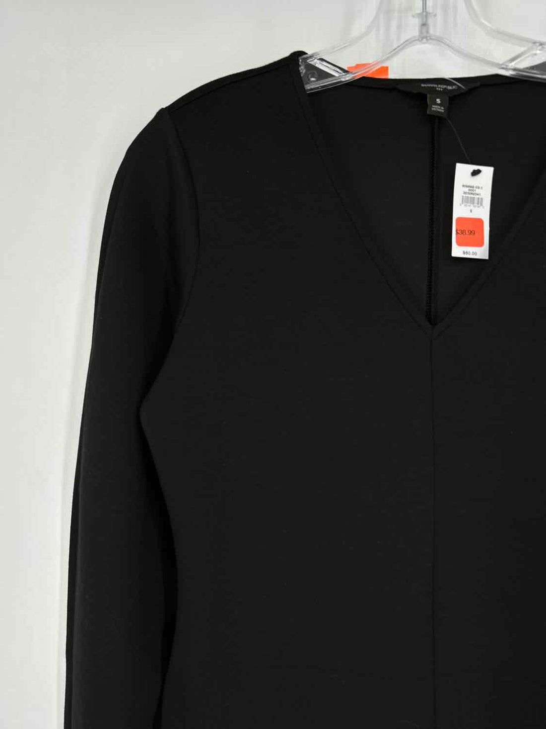 Banana Republic Size S Black NWT Long Sleeve