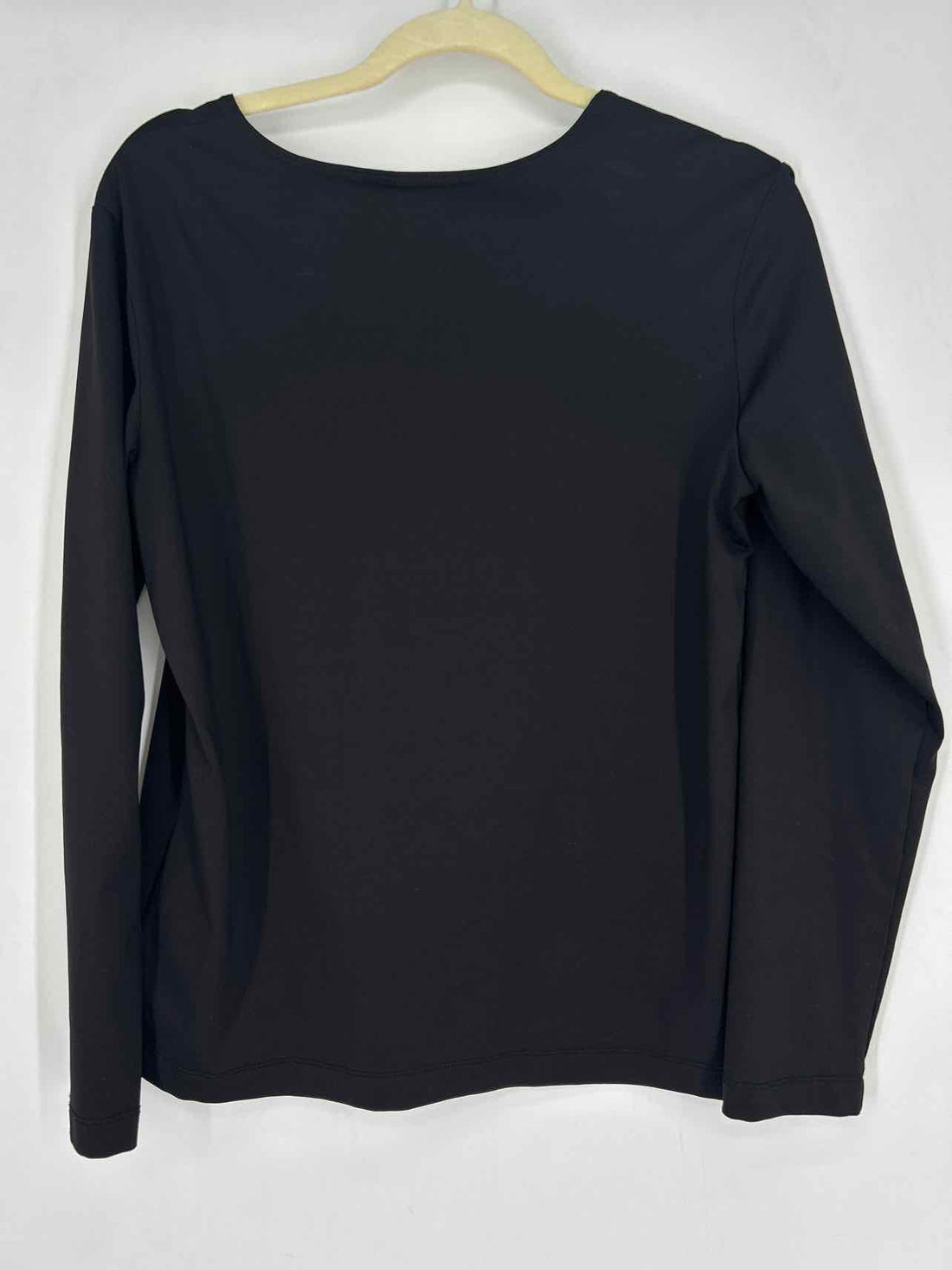 Chicos Size 1/M Black Vintage Long Sleeve