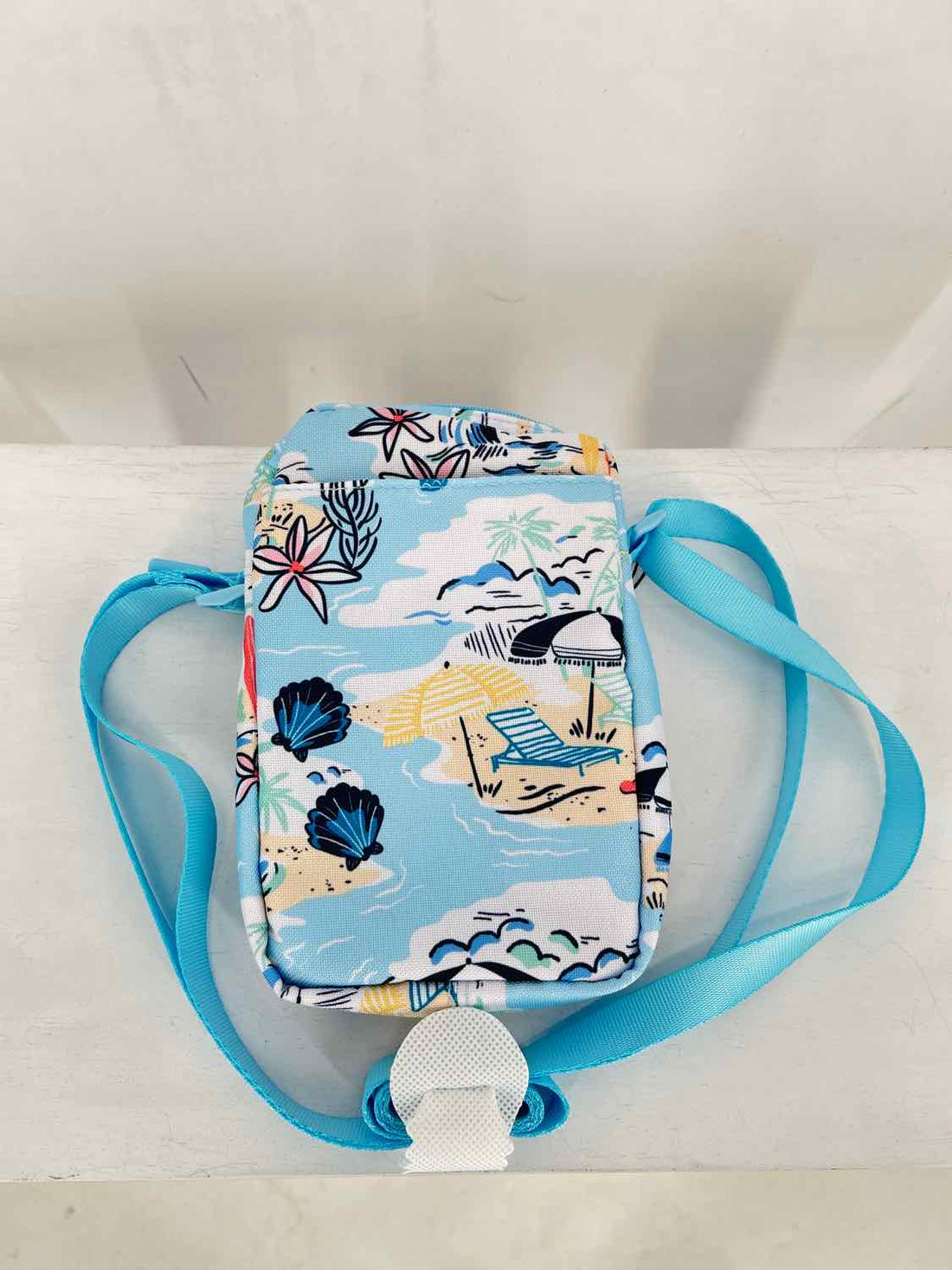 Vera Bradley Light Blue Print NWT Easy RFID Crossbody