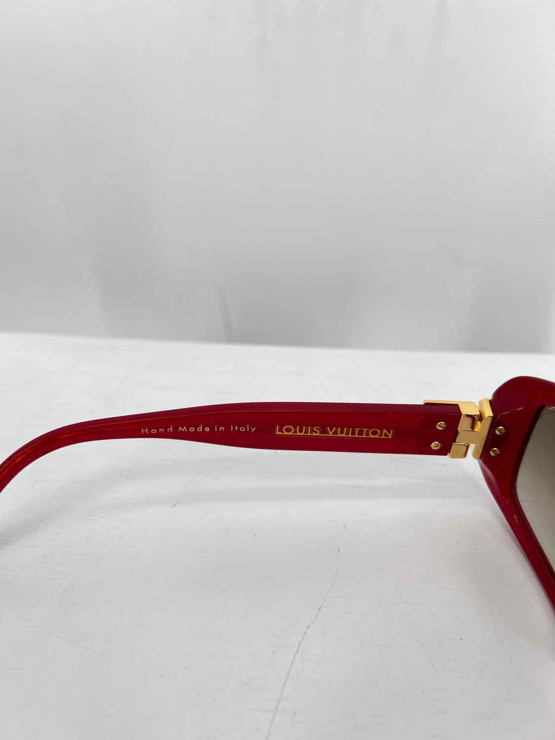 Louis Vuitton Acetate Red Solid Good LUXURY