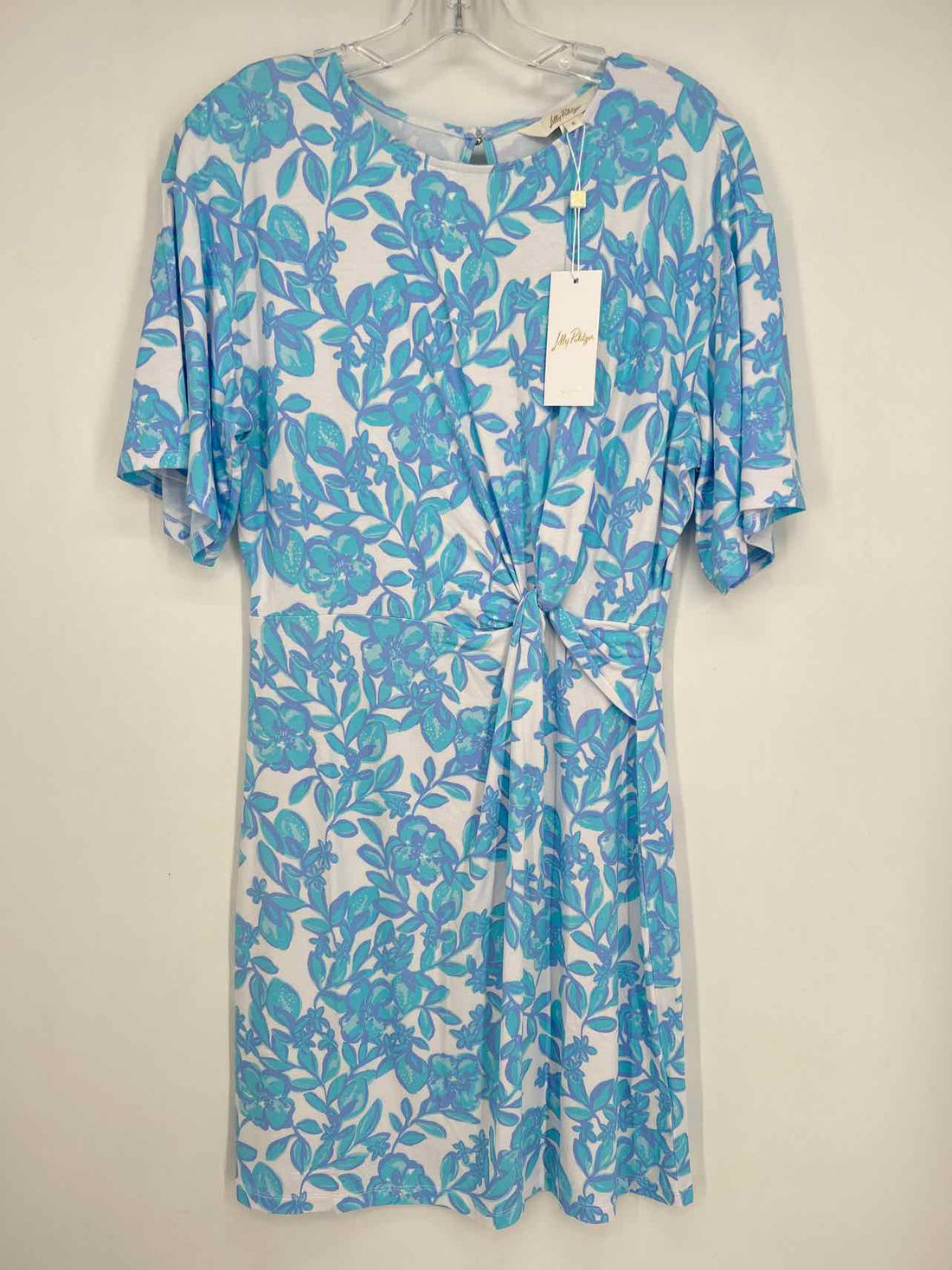 Lilly Pulitzer S White & Blue Floral NWT Lilly Pulitzer Dress