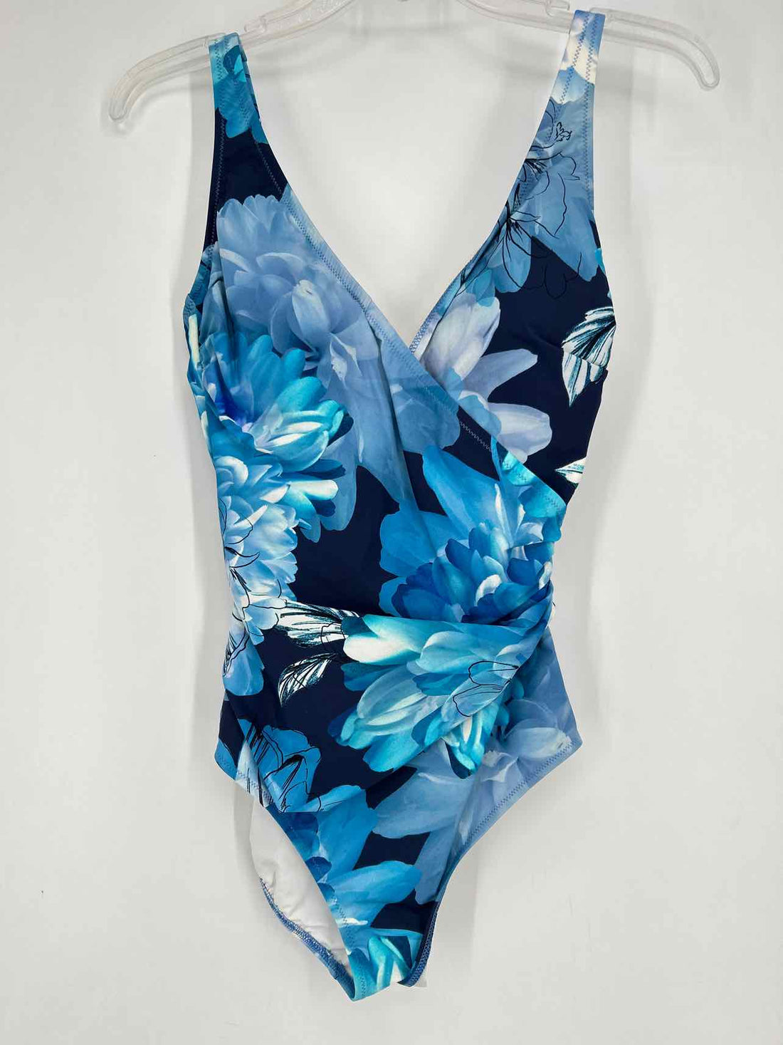 Gottex Size 10 Navy Floral NWT Swimsuit 1 Piece