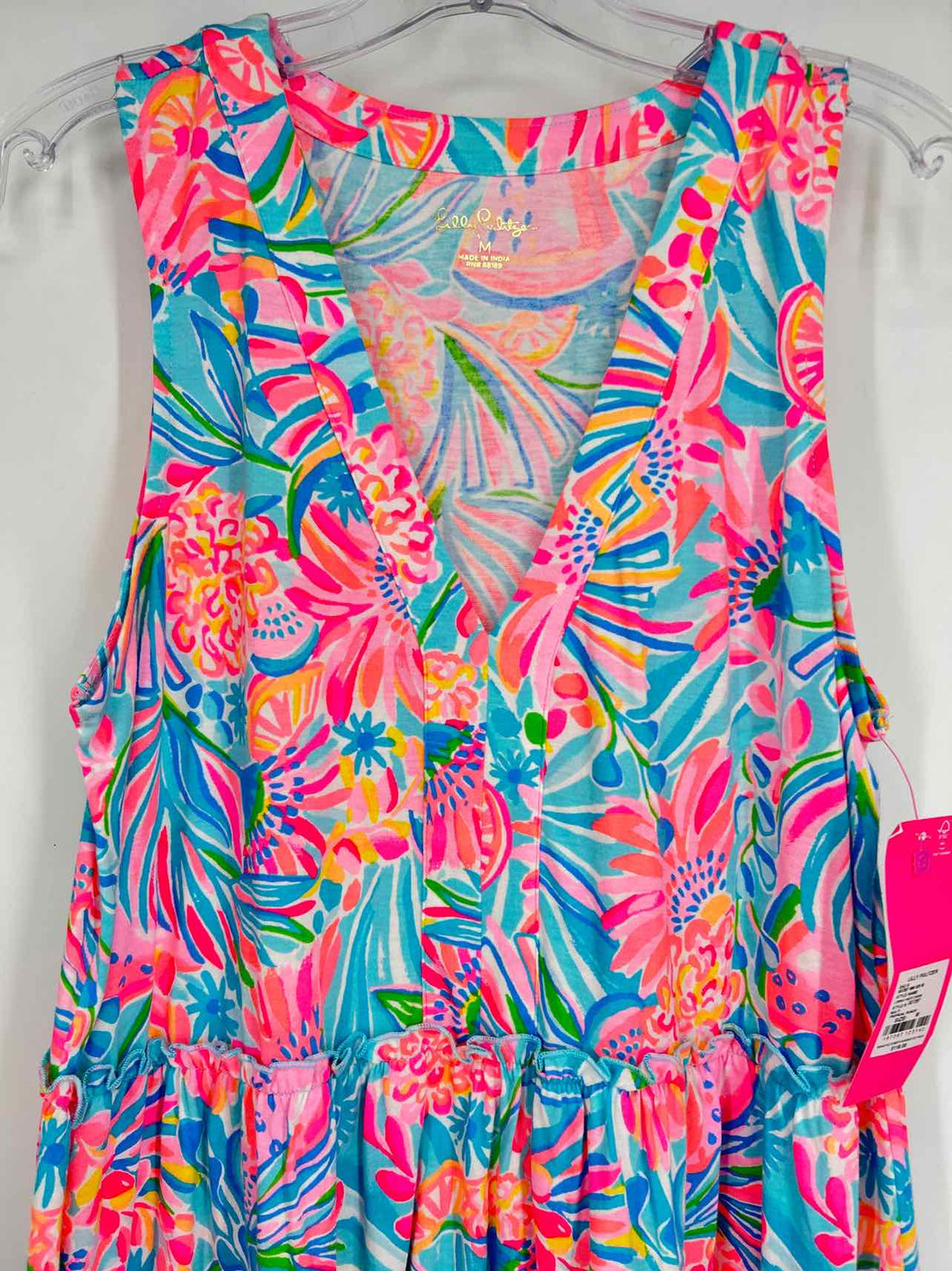 Lilly Pulitzer M Pink & Blue Print NWT Lilly Pulitzer Dress