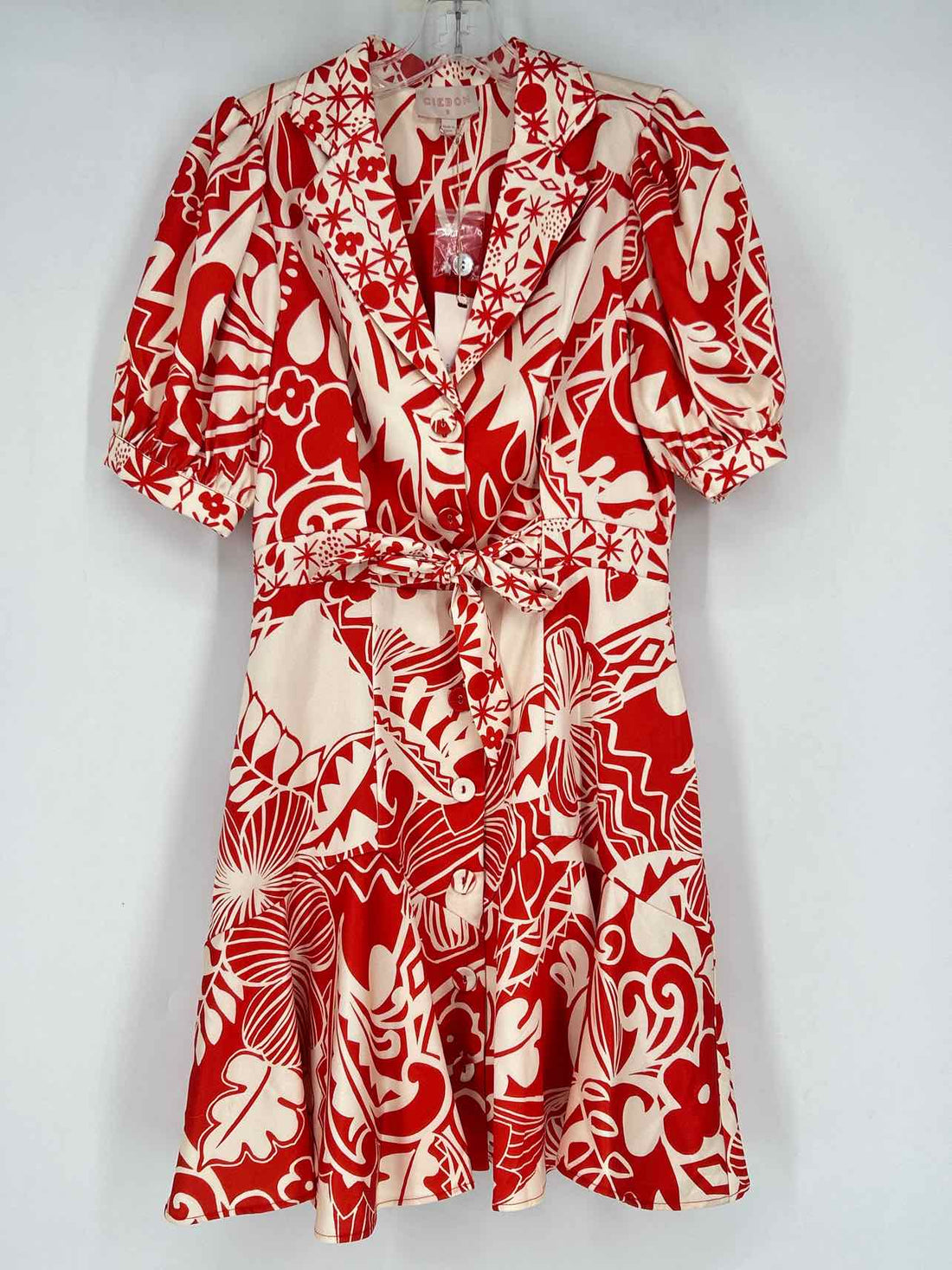 Ciebon Size S Ivory & orange print NWT Dress