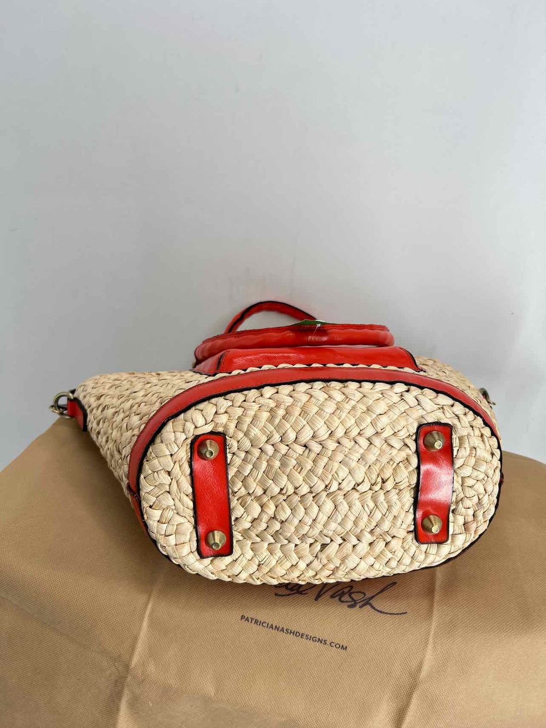 Patricia Nash Natural Straw Crossbody