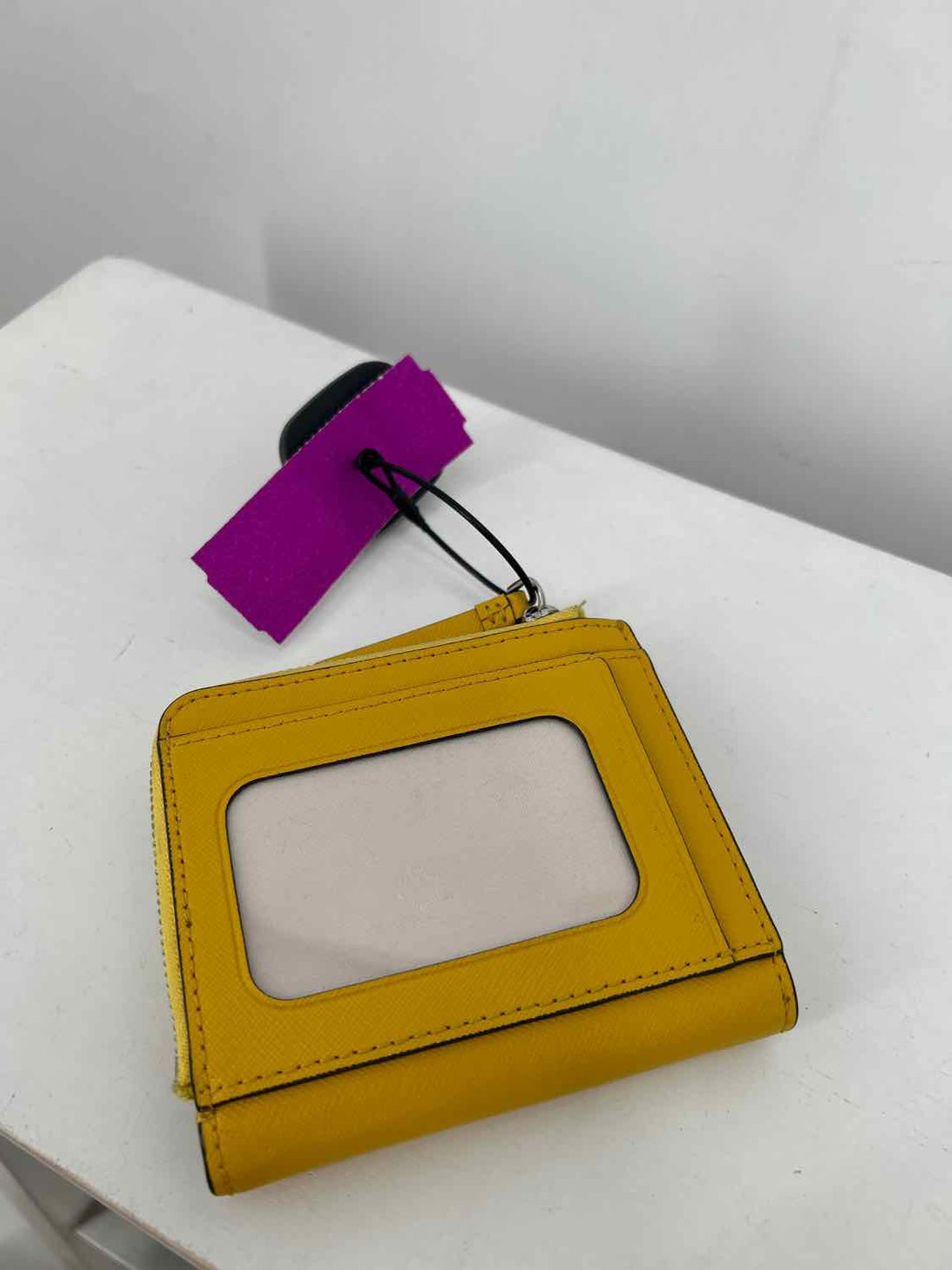 Kate Spade Yellow Saffiano Leather Wallet