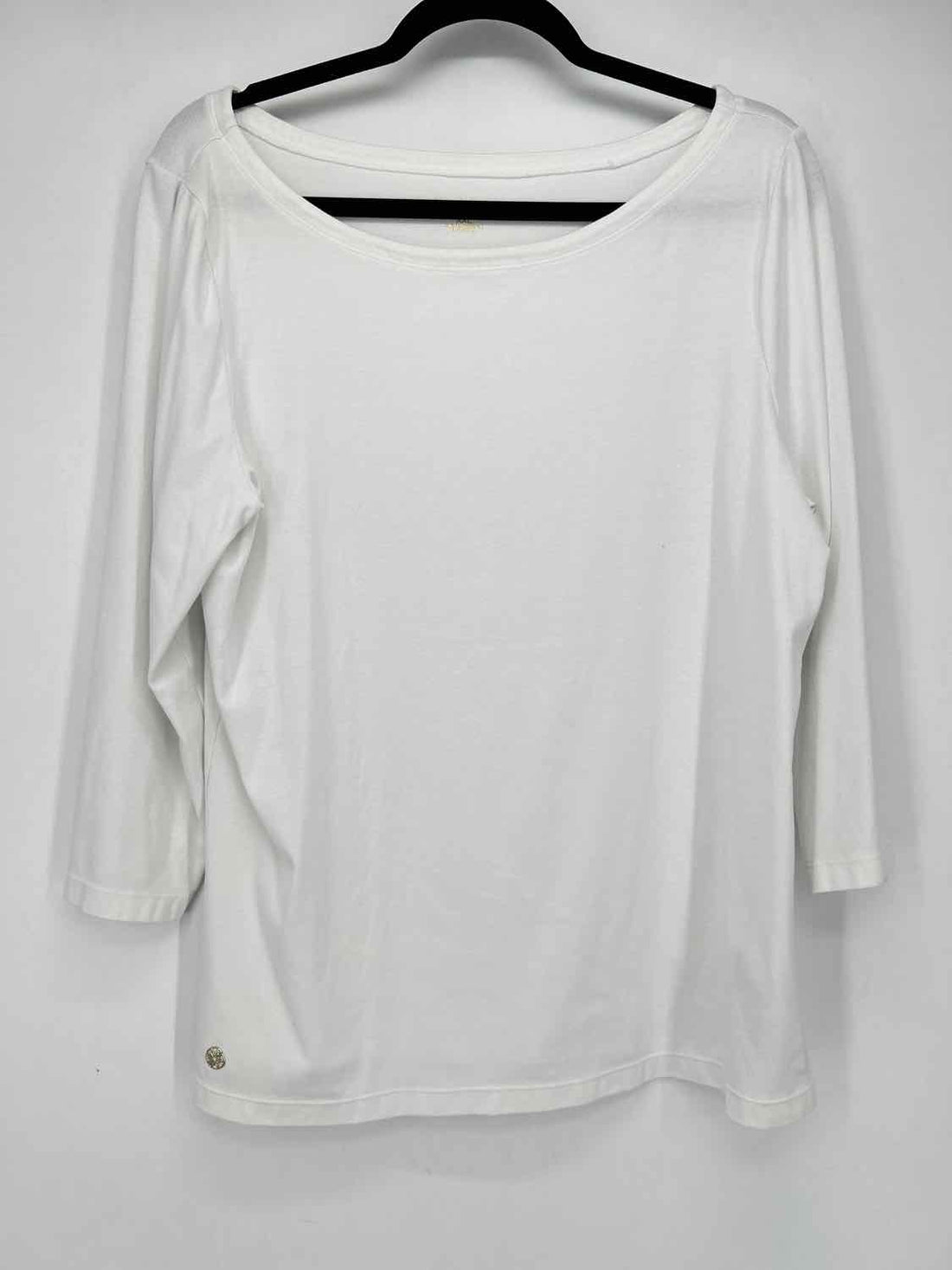Lilly Pulitzer Size XXL White Top/Blouse Long Sleeve