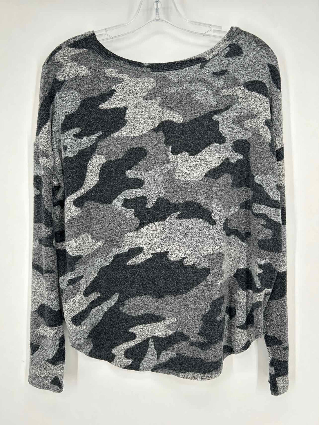 Lucky Brand Size S Gray Camo Sweater