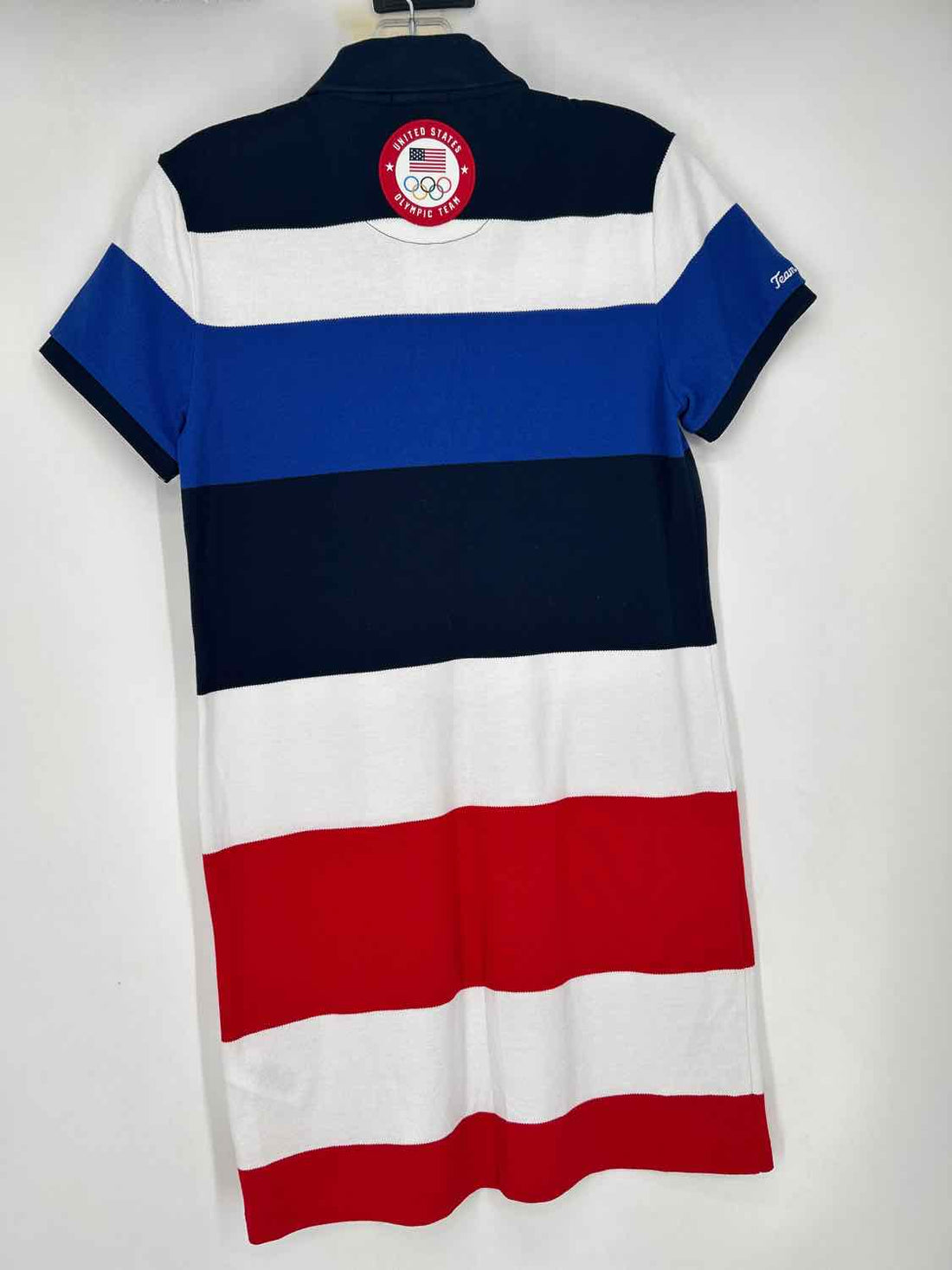 Polo Ralph Lauren Size SP Red White & Blue Stripe Short Sleeve Dress