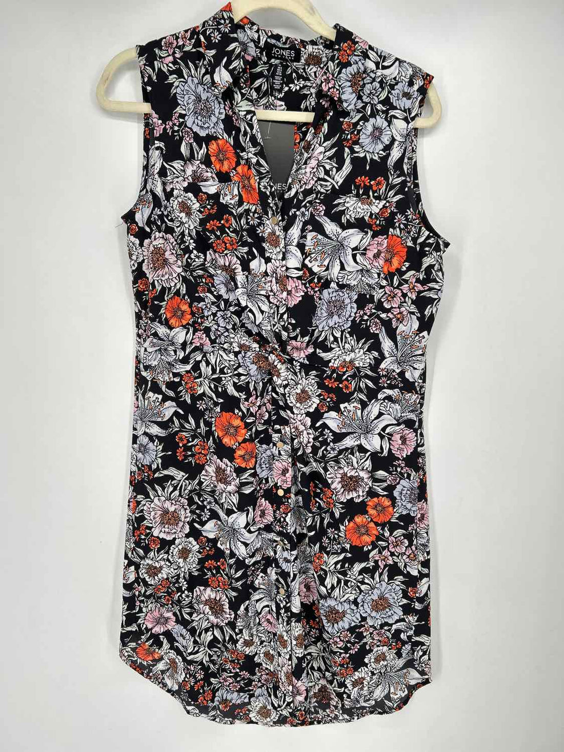 Jones New York Size 6 Black Floral NWT Dress