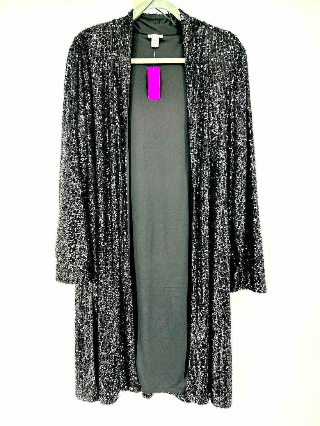Spense XL Black Sequined Holiday