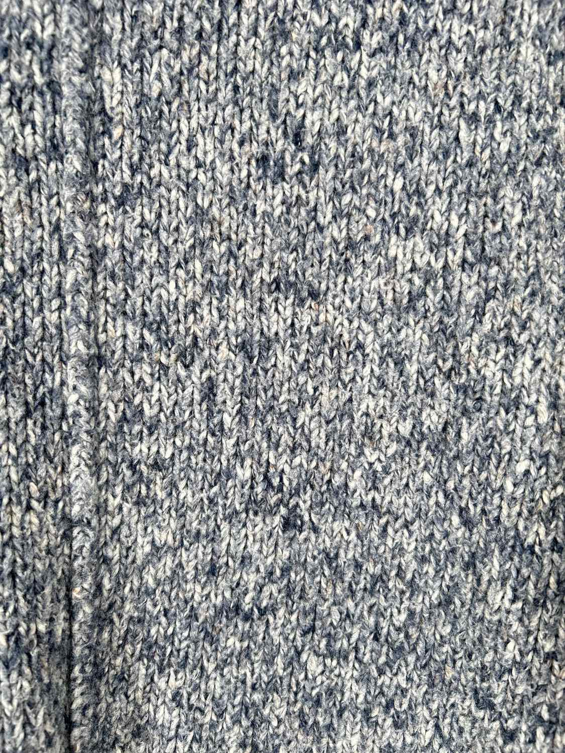 Pure Jill Size M Navy & White Marled Sweater