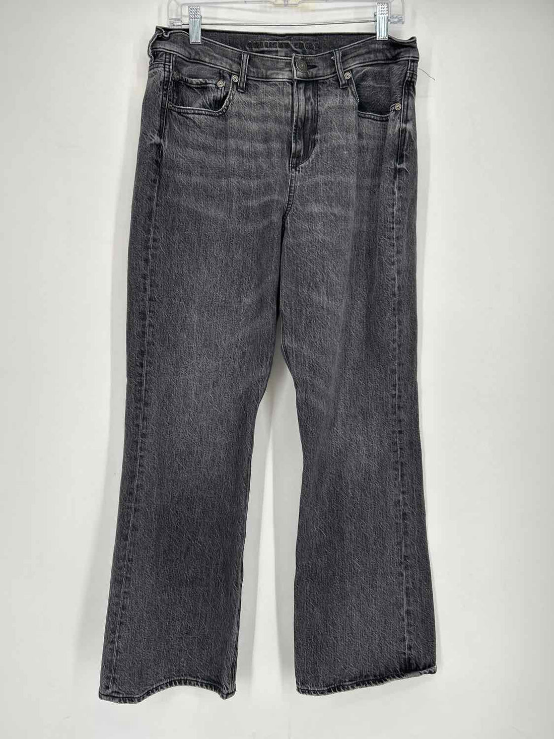 American Eagle Size 10 Short Charcoal 90s Boot Cut Jeans