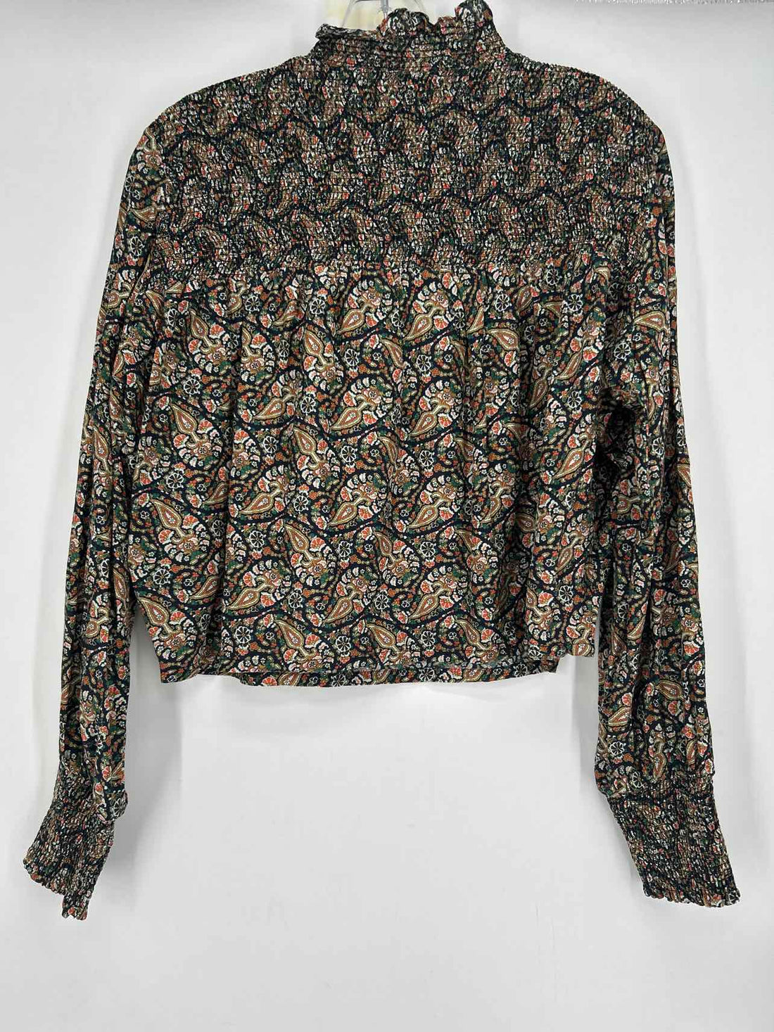 Saccharine New York Size S Navy Print Long Sleeve