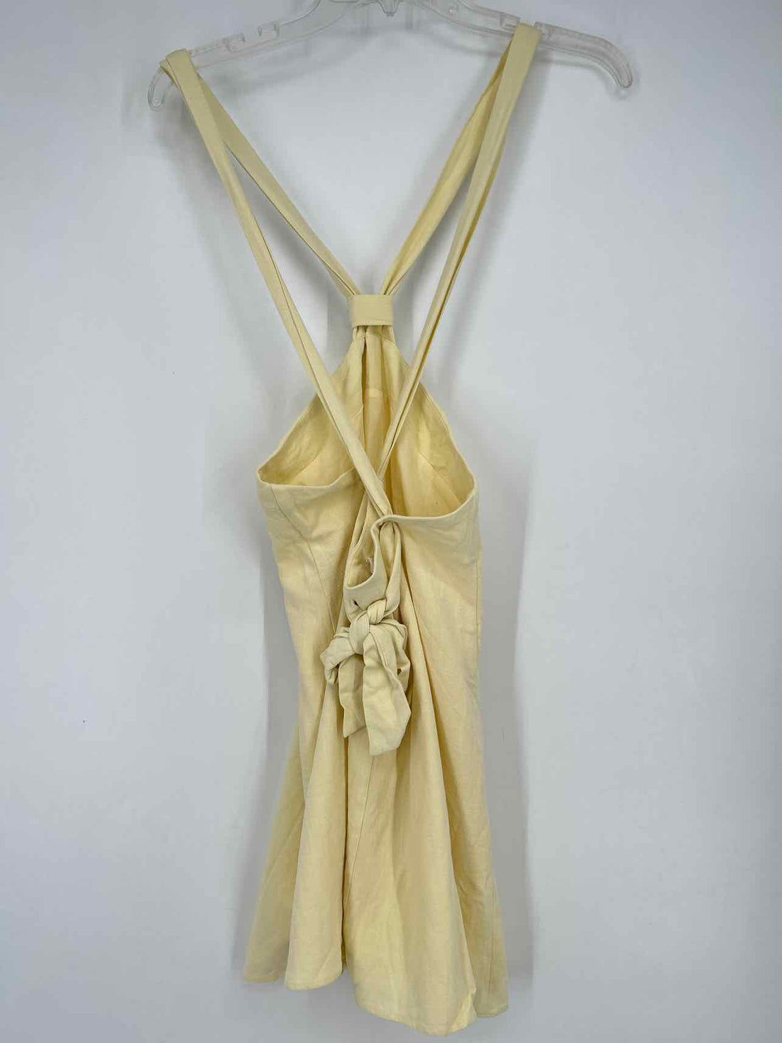 Peppermayo Size 2 Light Yellow Linen Blend NWT Dress