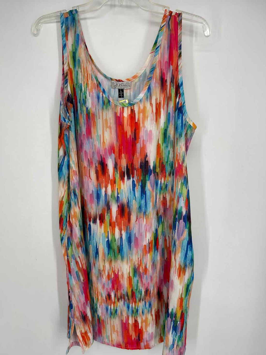 J. Valdi Size XL Multi Color Dress