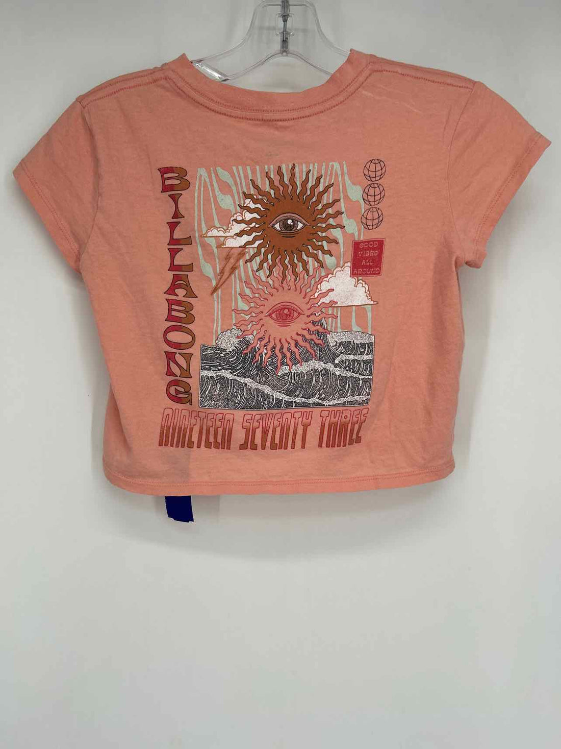 Billabong Size XS Peach Short Sleeve