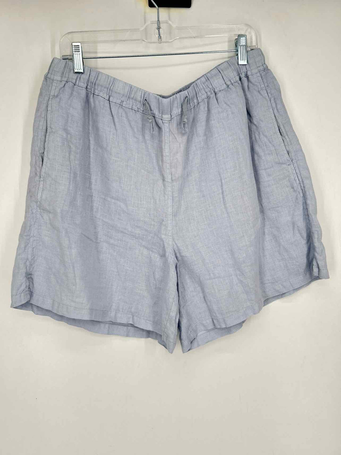 Poetry Size 16 Light Blue Linen Shorts
