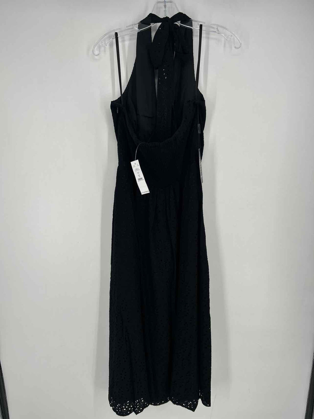 White House Black Market Size 14 Black Eyelet NWT Dress