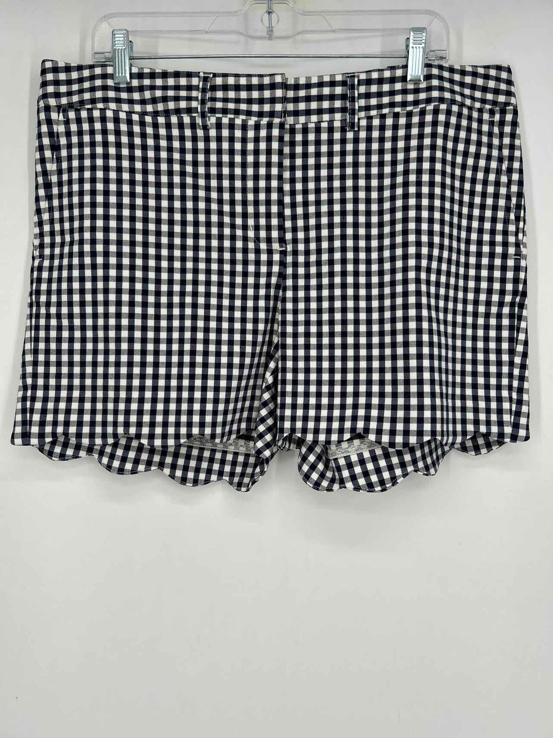J McLaughlin Size 14 Navy & White Gingham NWT Shorts
