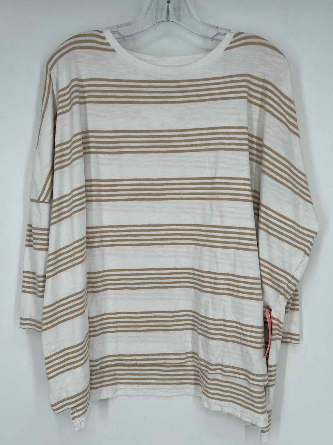 Mersea Size OSFM White Striped Long Sleeve