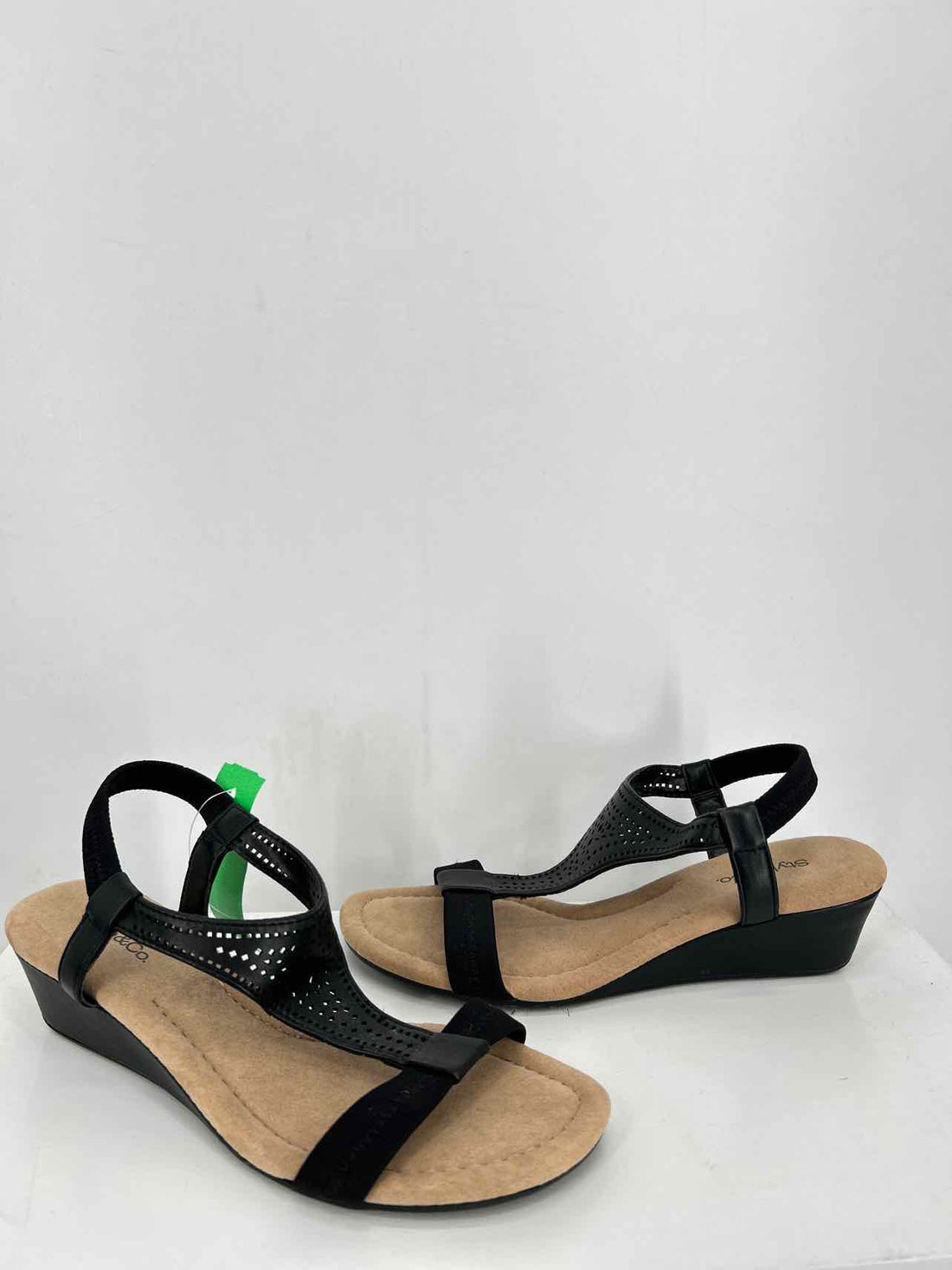 Style & CO. Women Size 7.5 Black Wedges