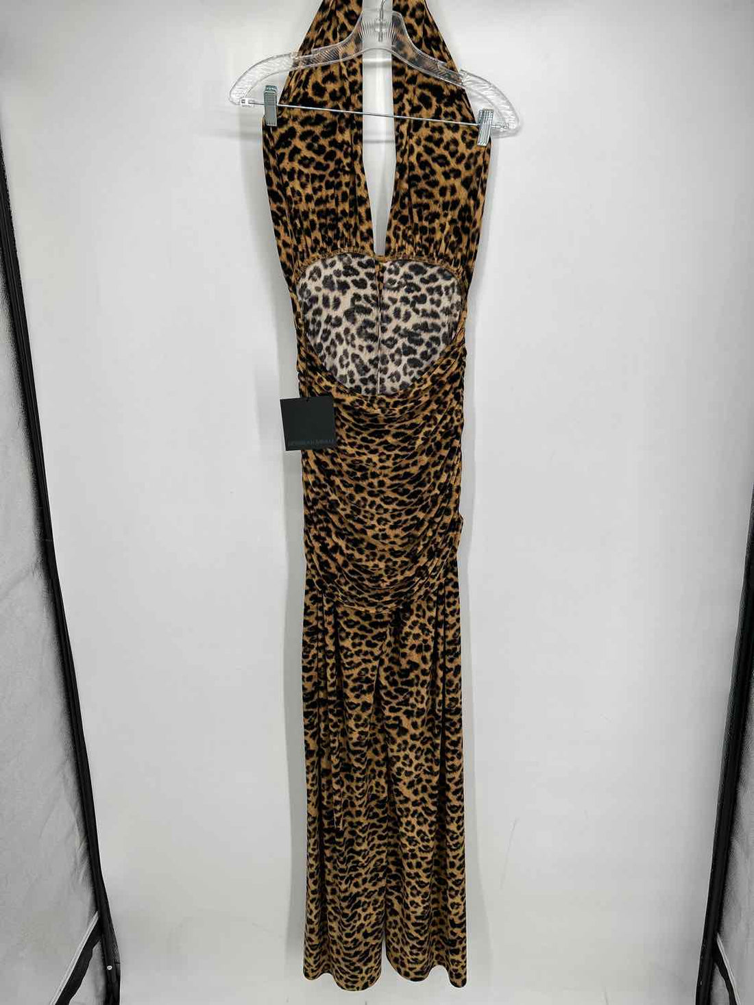 Norma Kamali Size L Leopard NWT Jumpsuit