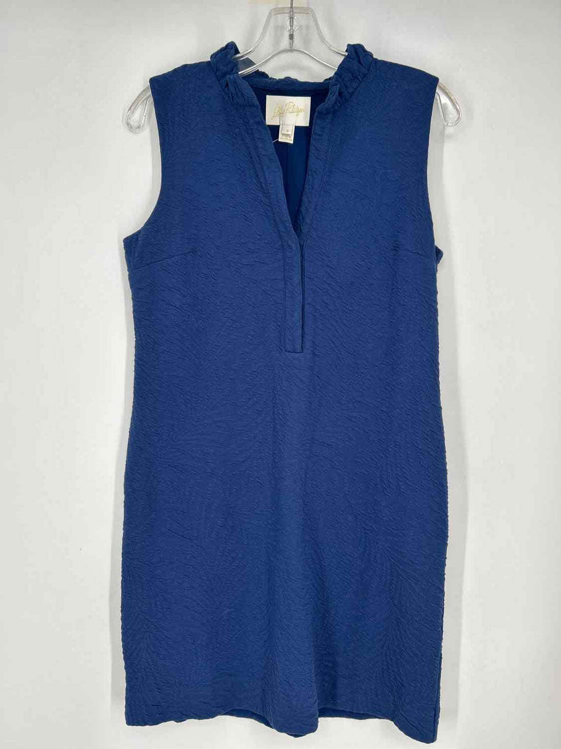 Lilly Pulitzer S Navy Textured Sleeveless Lilly Pulitzer Dress