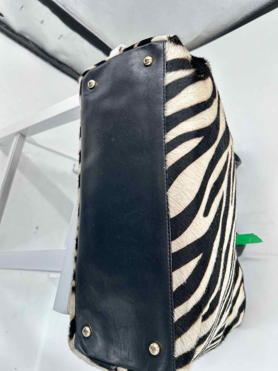 DKNY Zebra Leather Excellent Condition Tote