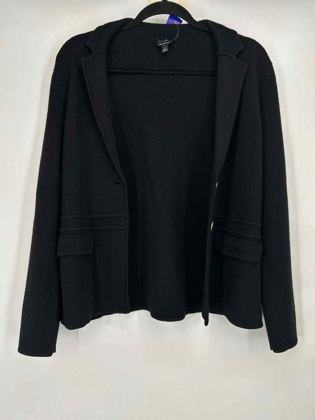 Talbots Size S Black Merino Wool Jacket