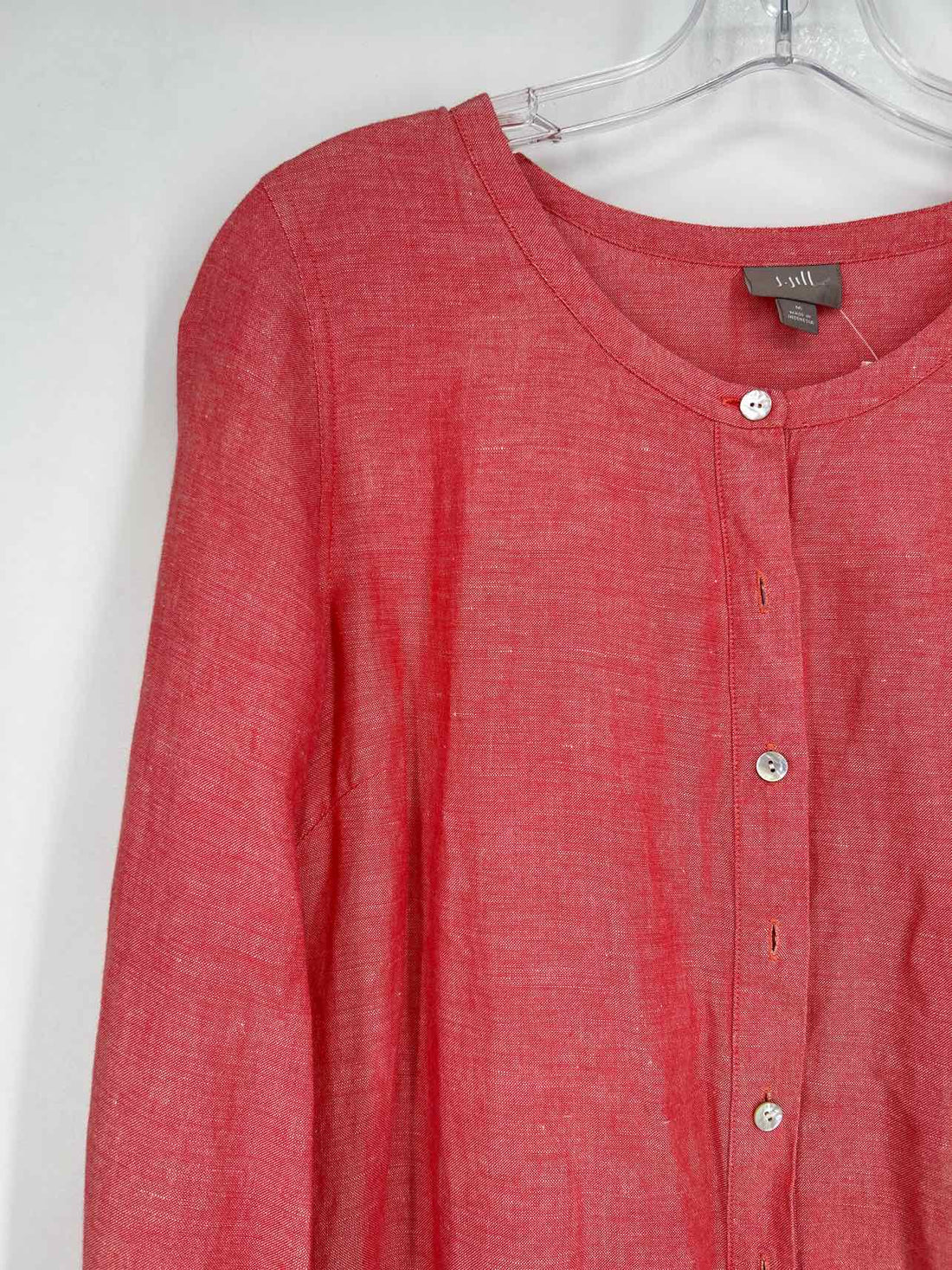 J Jill Size M Red Long Sleeve