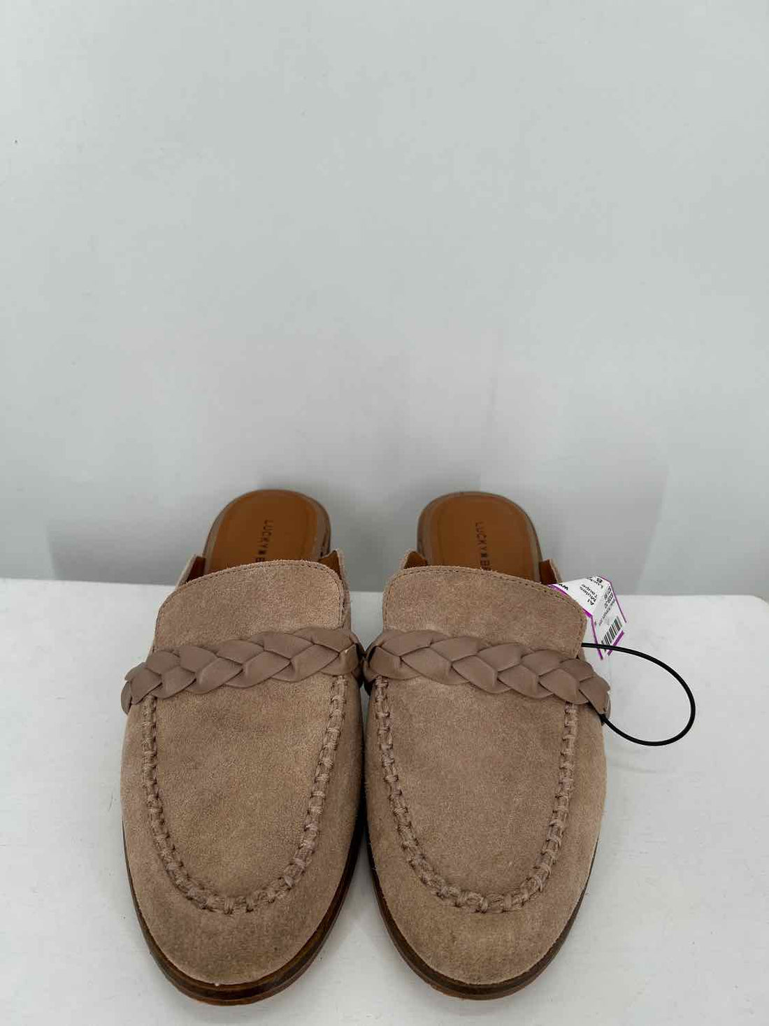 Lucky Brand Women Size 8.5 Taupe Mules
