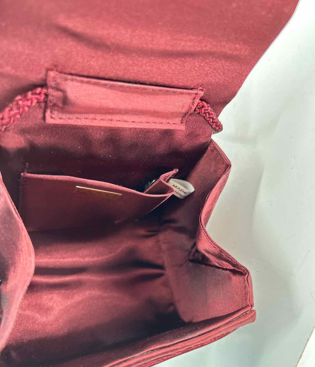 Carla Marchi Burgundy Clutch