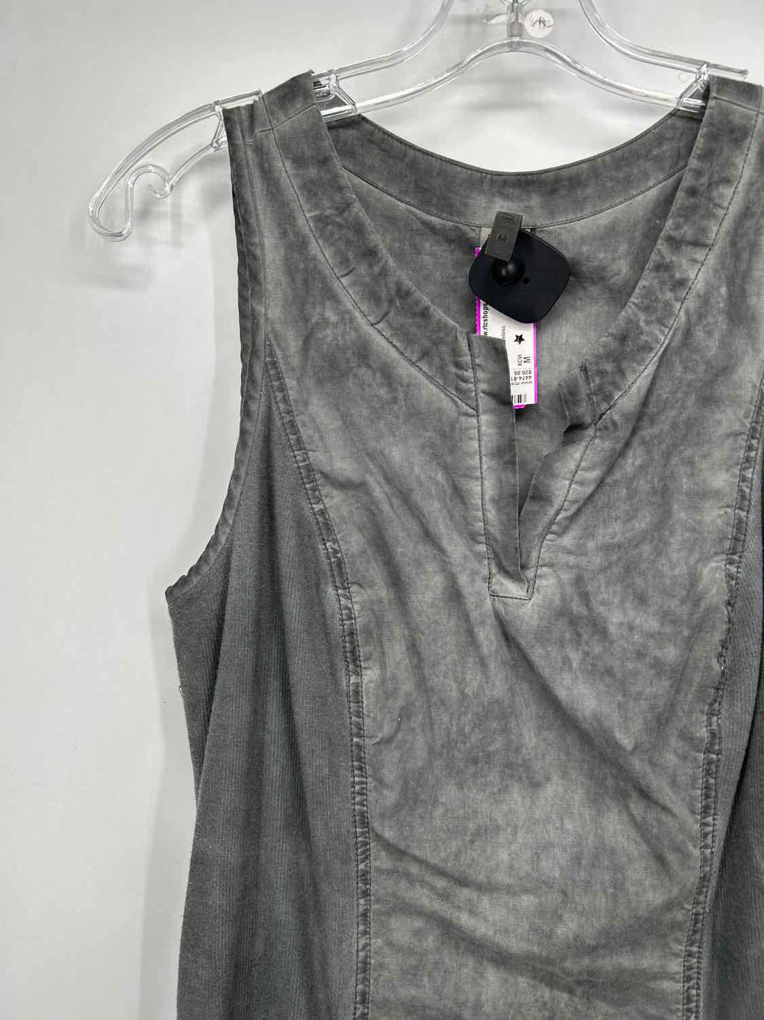 XCVI Size M Gray Sleeveless Dress