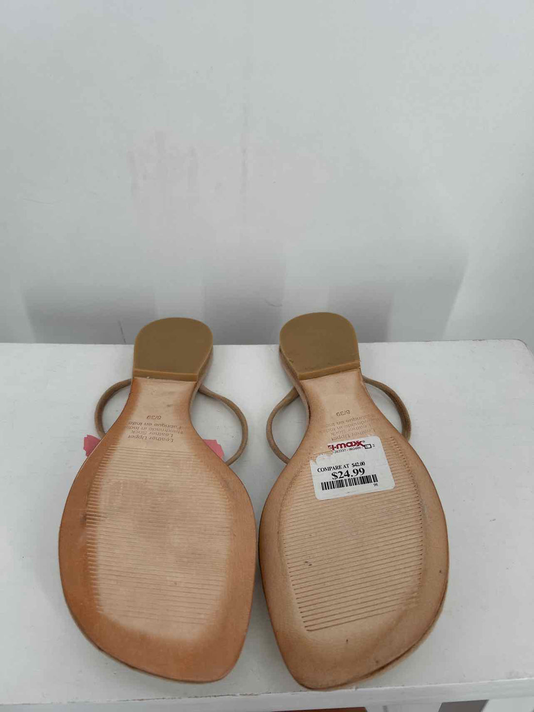 Jeffrey Campbell Women Size 8 Taupe Genuine Suede Sandals