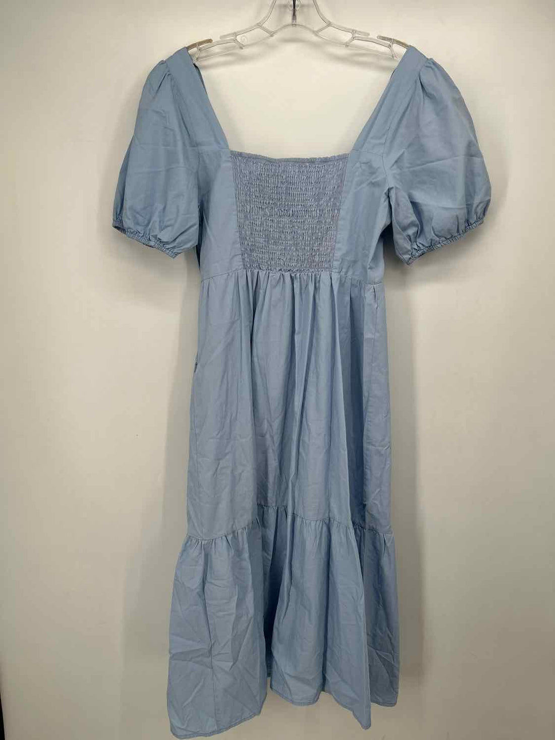 ASTR Size M Light Blue Short Sleeve Dress