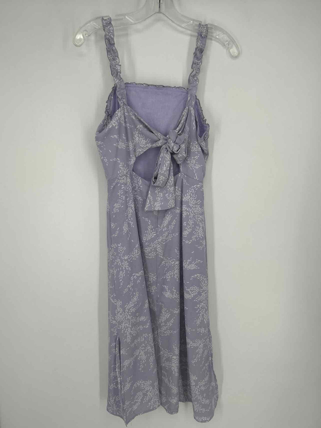 La Miel Size S Light Purple & White Sleeveless Dress
